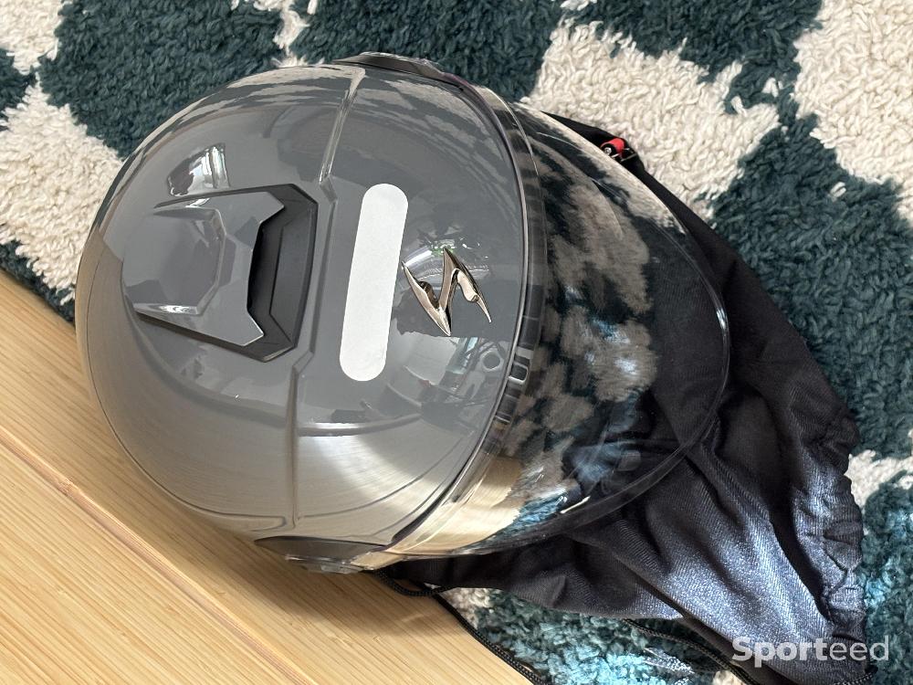 Moto route - Casque Scorpion Exo-City 2 Homologué ECE 22.06 (Couleur : Gris Ciment - Taille S) - photo 1