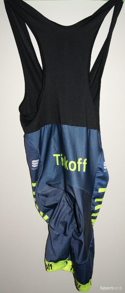 Vélo route - Cuissard vélo court été - homme - team 'TINKOFF' - xxl - gris/jaune fluo - photo 2