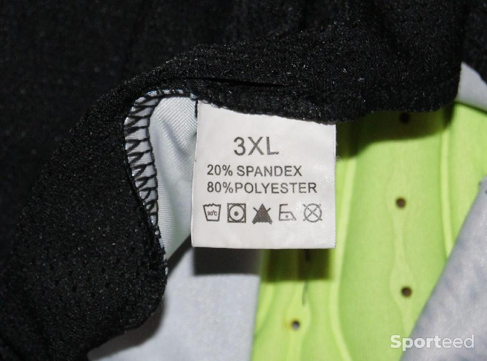 Vélo route - Cuissard vélo court été - homme - team 'TINKOFF' - xxl - gris/jaune fluo - photo 4