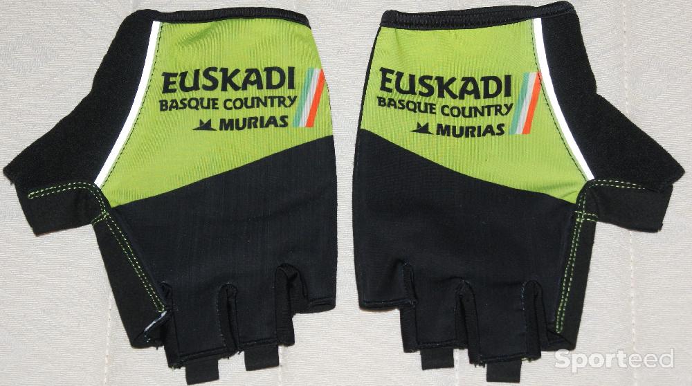 Vélo route - Gants courts de vélo - homme - team 'EUSKADI - xl - noir/vert - photo 1