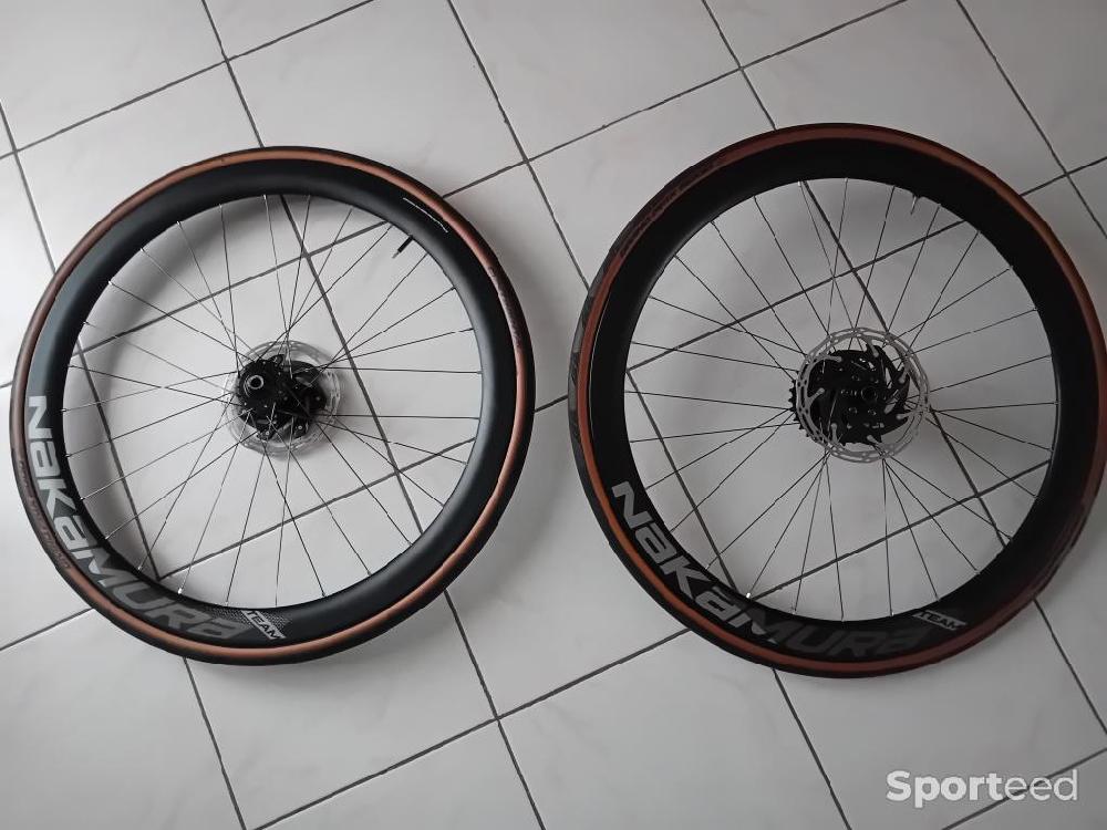 Vélo route - roue carbone - photo 2