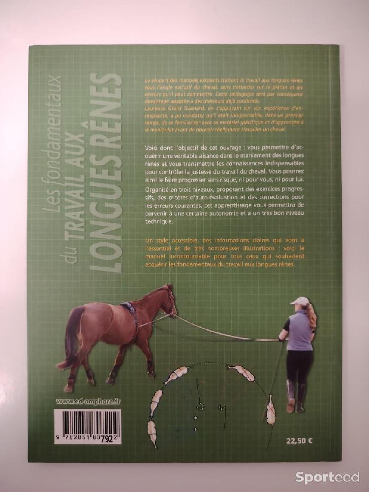 Librairie du sportif - Les fondamentaux du travail aux longues rênes - Laurence Grard Guenard  - photo 2