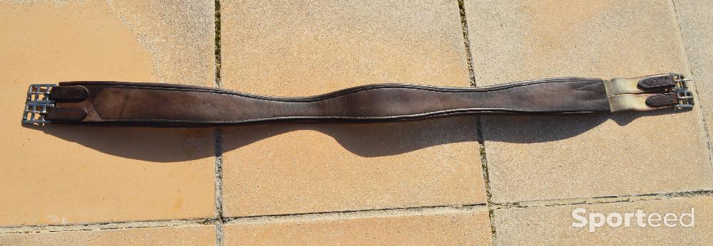 Equitation - Sangle en cuir avec élastiques 128 cm - photo 1