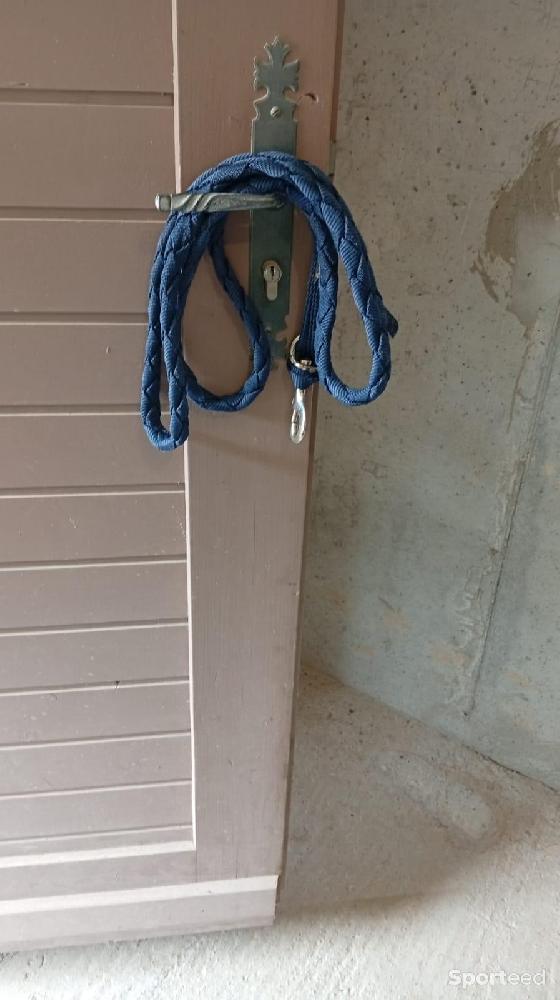 Equitation - Longe licol bleu marine  - photo 1