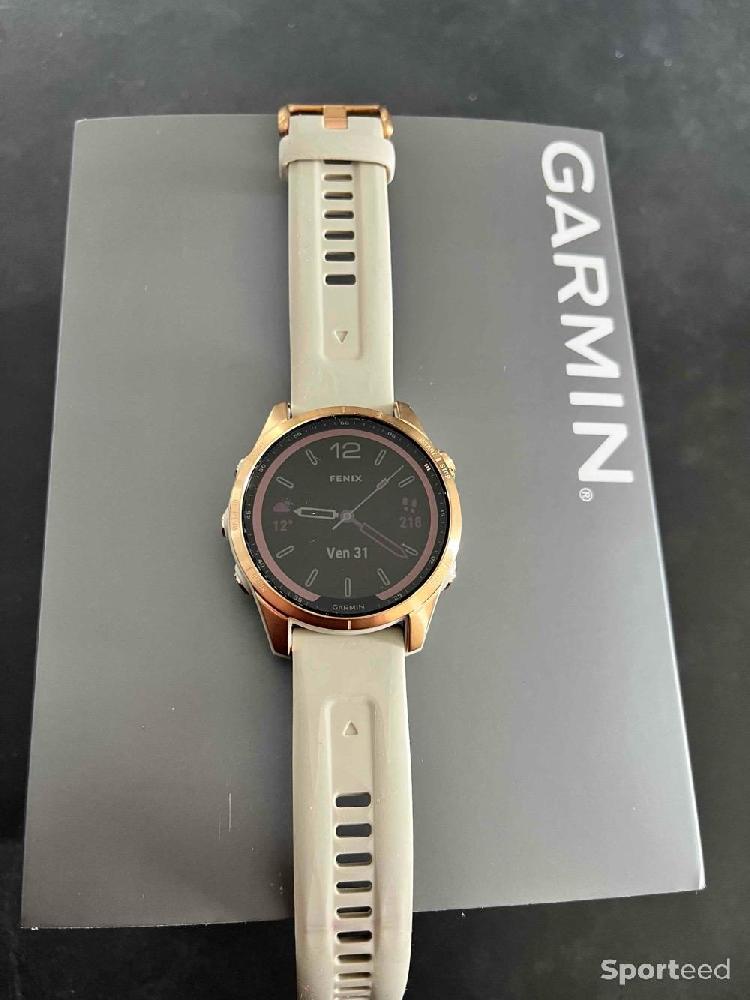 Course à pied trail - Montre Garmin Fenix 7S Sapphire Titane - photo 1