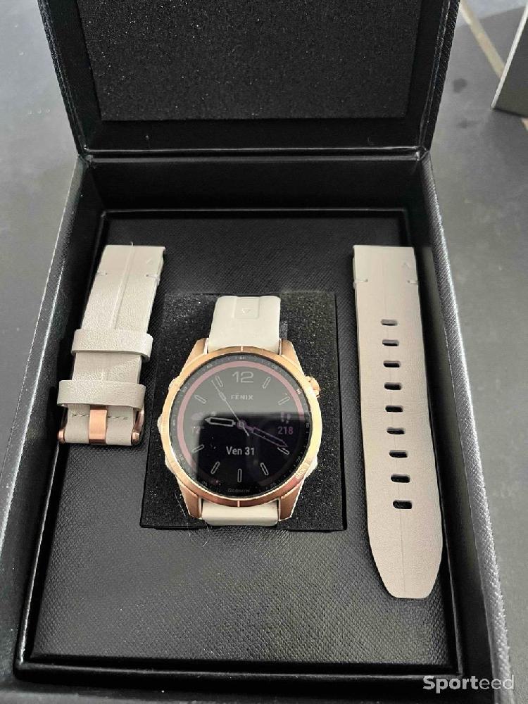 Course à pied trail - Montre Garmin Fenix 7S Sapphire Titane - photo 2