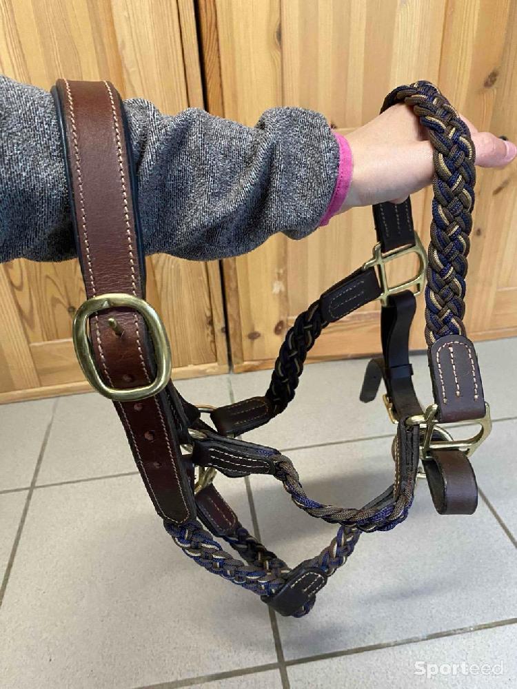 Equitation - Licol tresser brun  - photo 1