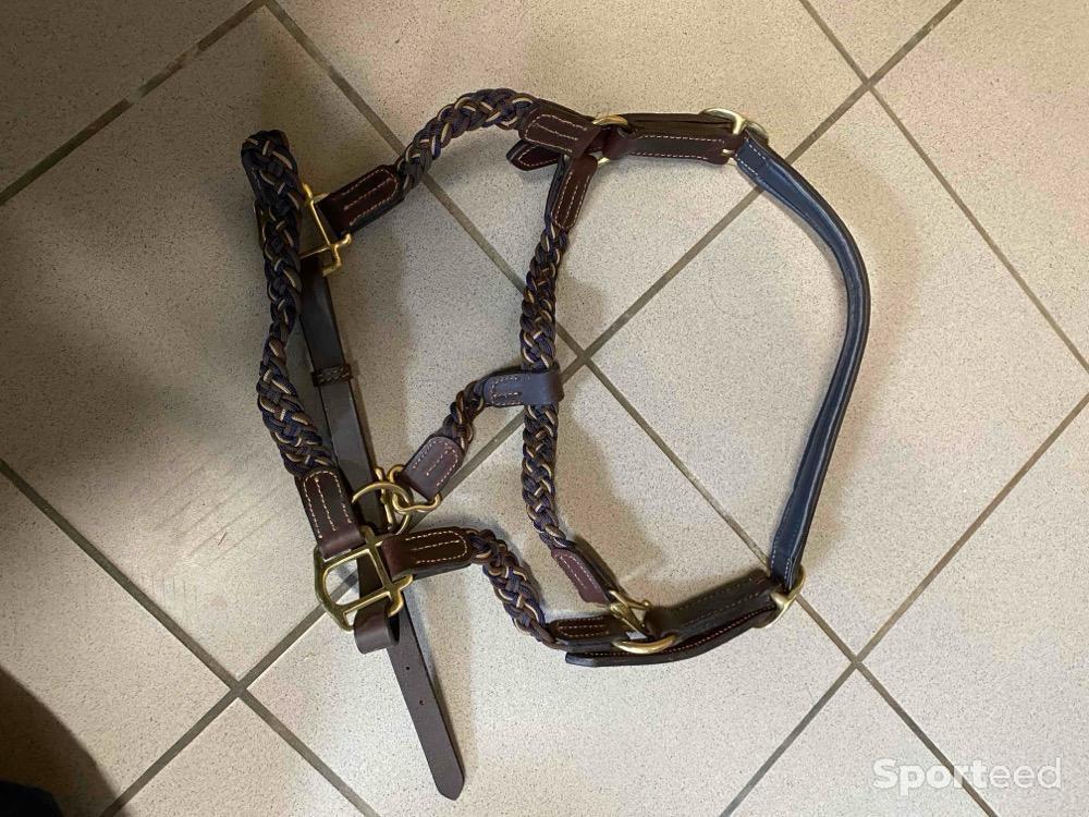 Equitation - Licol tresser brun  - photo 2