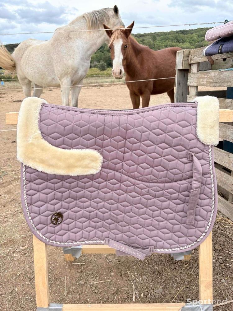 Equitation - Tapis Félix Bühler mauve avec amortisseur intégré - photo 1
