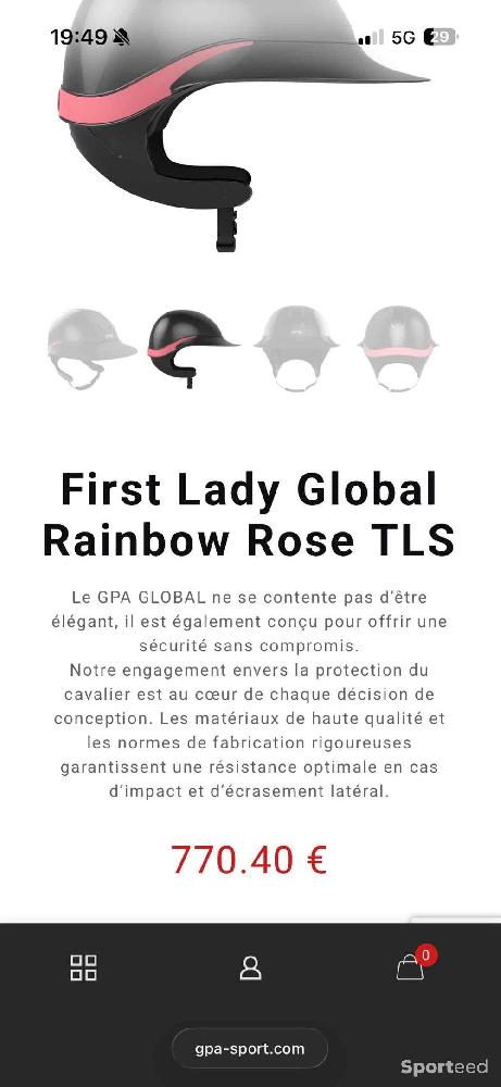 Equitation - GPA First Lady Global TLS Glossy Rose – Taille 56 - photo 5