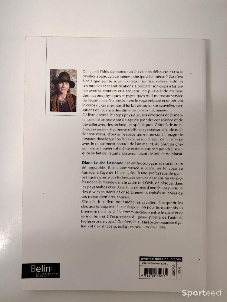 Librairie du sportif - Yoga et Équitation - Harmonie Cavalier-Cheval - Diane Louise Lassonde - photo 2