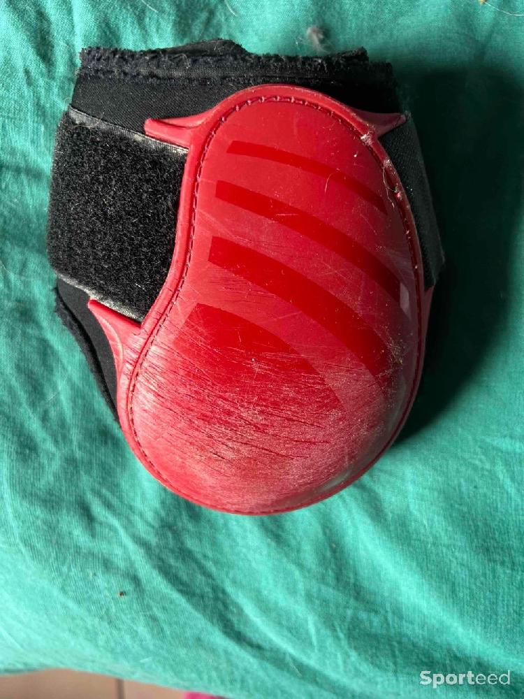 Equitation - Guetre protection rouge avant arrière lamicellea - photo 1