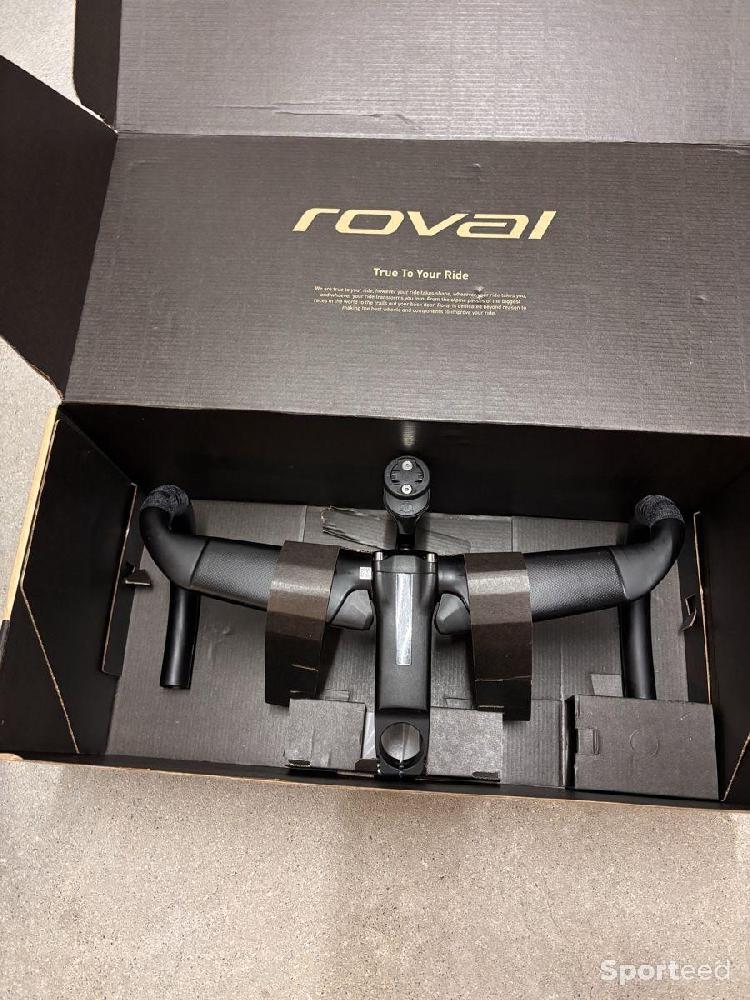 Vélo route - Cintre/Potence Intégré Roval Rapide Cockpit - 110mm x 6° - photo 1