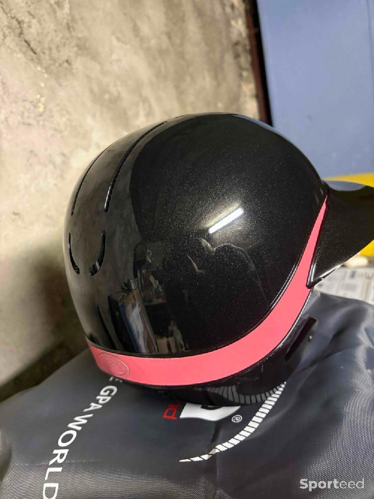 Equitation - Bombe GPA First Lady Global TLS rose glossy– Taille 56 – Neuve avec étiquette - photo 3