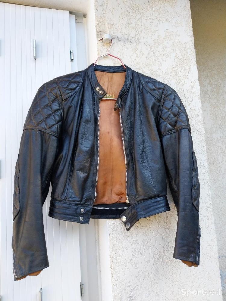 Moto route - combinaison cuir séparable  - photo 1