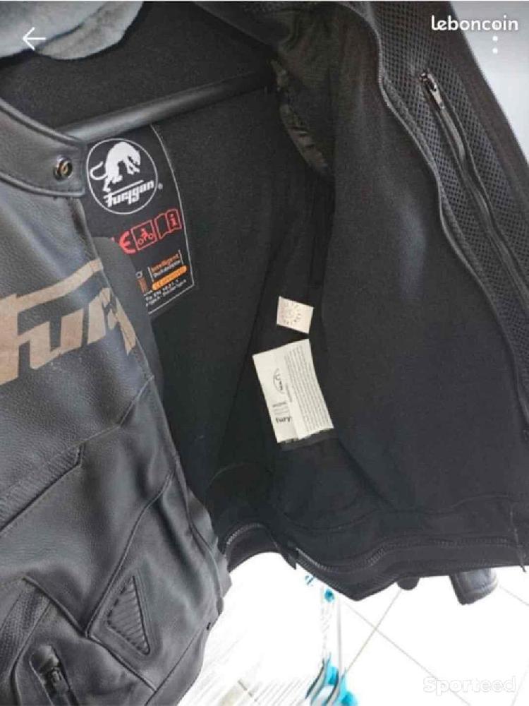 Moto route - Blouson cuir moto - photo 3