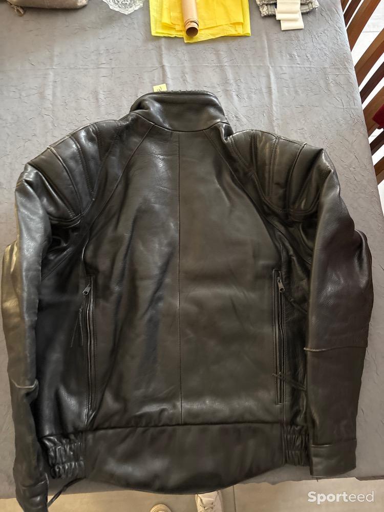 Moto route - Blouson moto en cuir  - photo 3