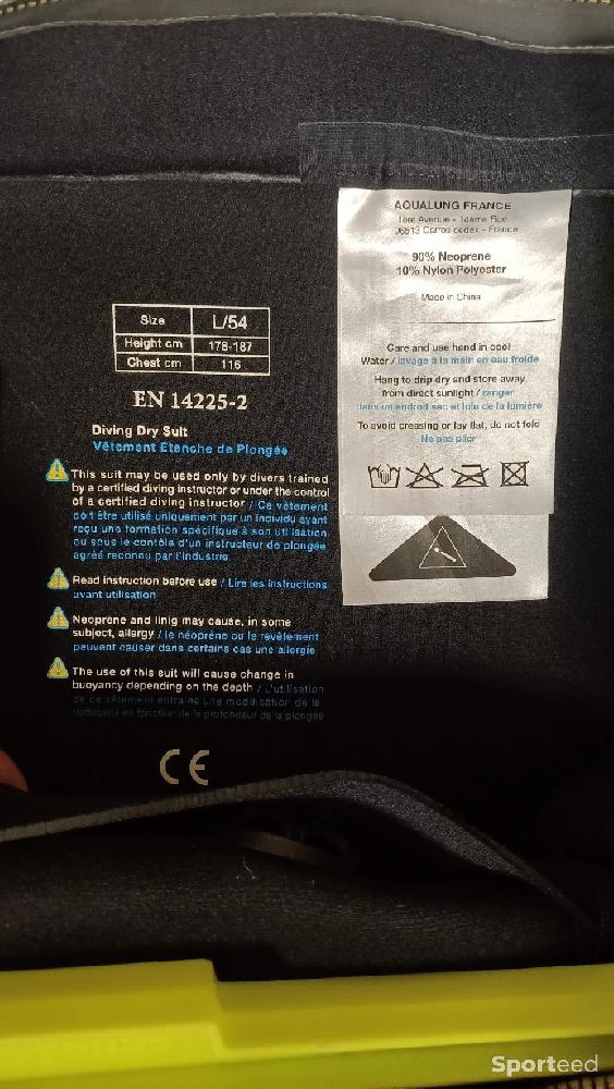 Plongée sous marine - Combinaison de plongée étanche Aqualung Blizzard Pro  - photo 5