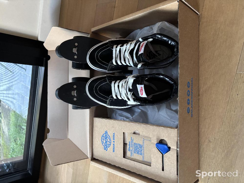 Roller - Vans 38,5 avec platines slades S by Flaneurz - photo 2