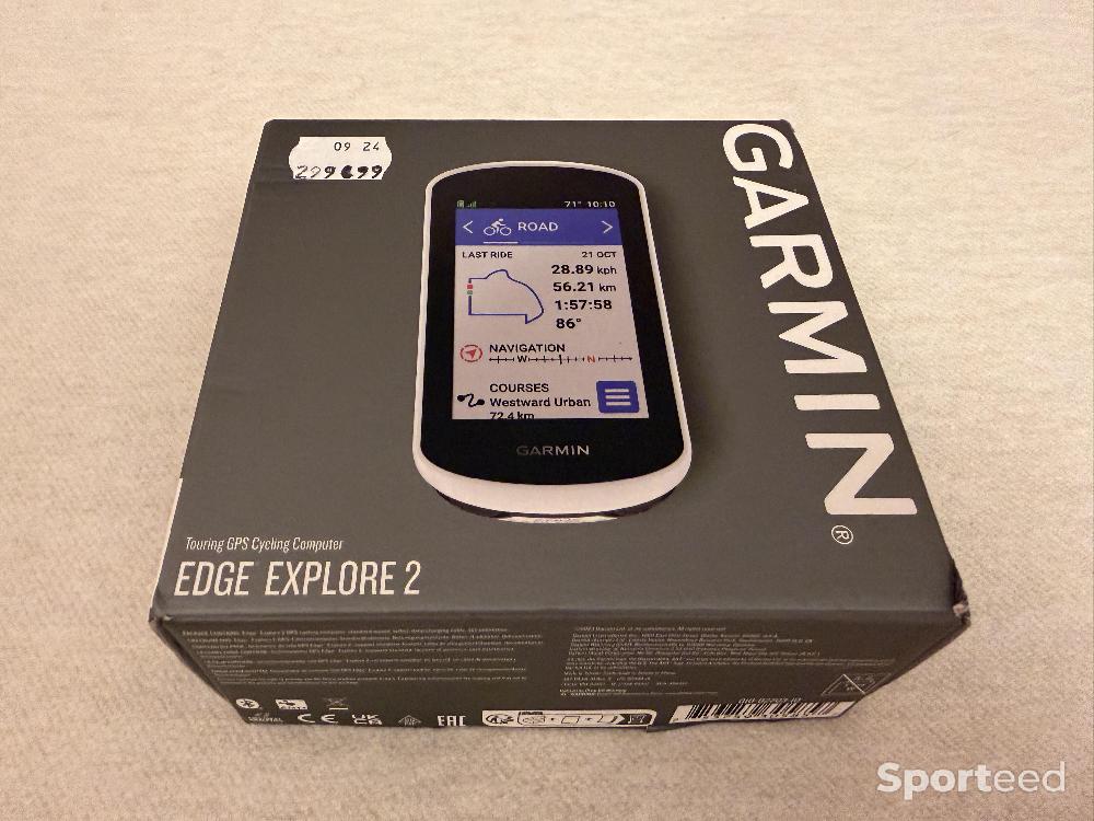 Vélo tout terrain - VTT - Compteur GPS vélo tactile couleur GARMIN Edge Explore 2 neuf - photo 1