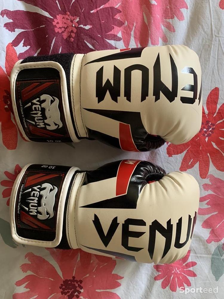 Boxes - Gants Venum Elite White 12oz - photo 3