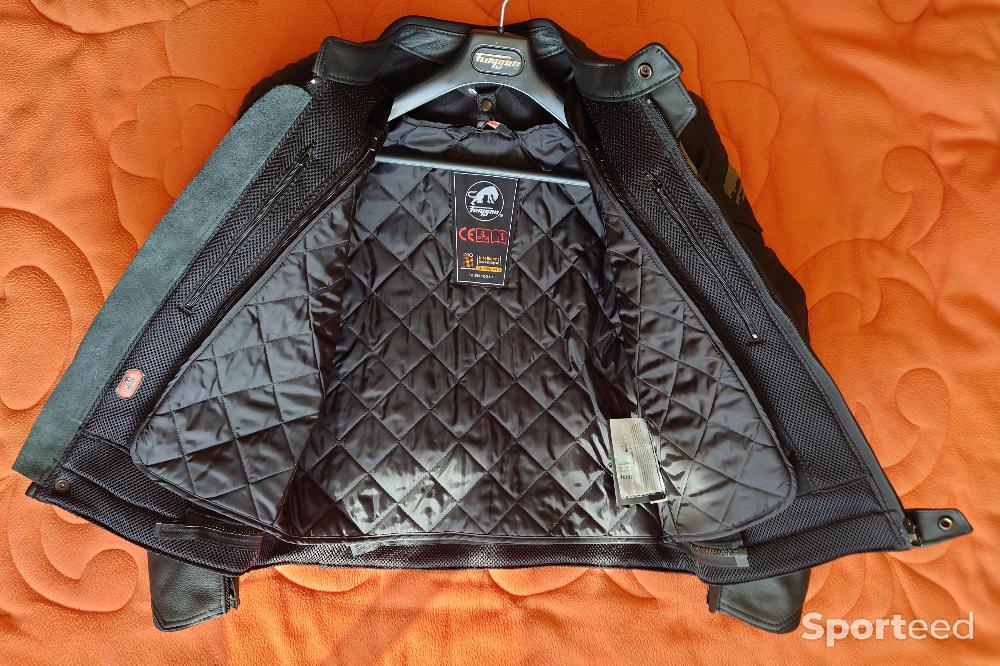 Moto route - Blouson cuir moto neuf  - photo 3