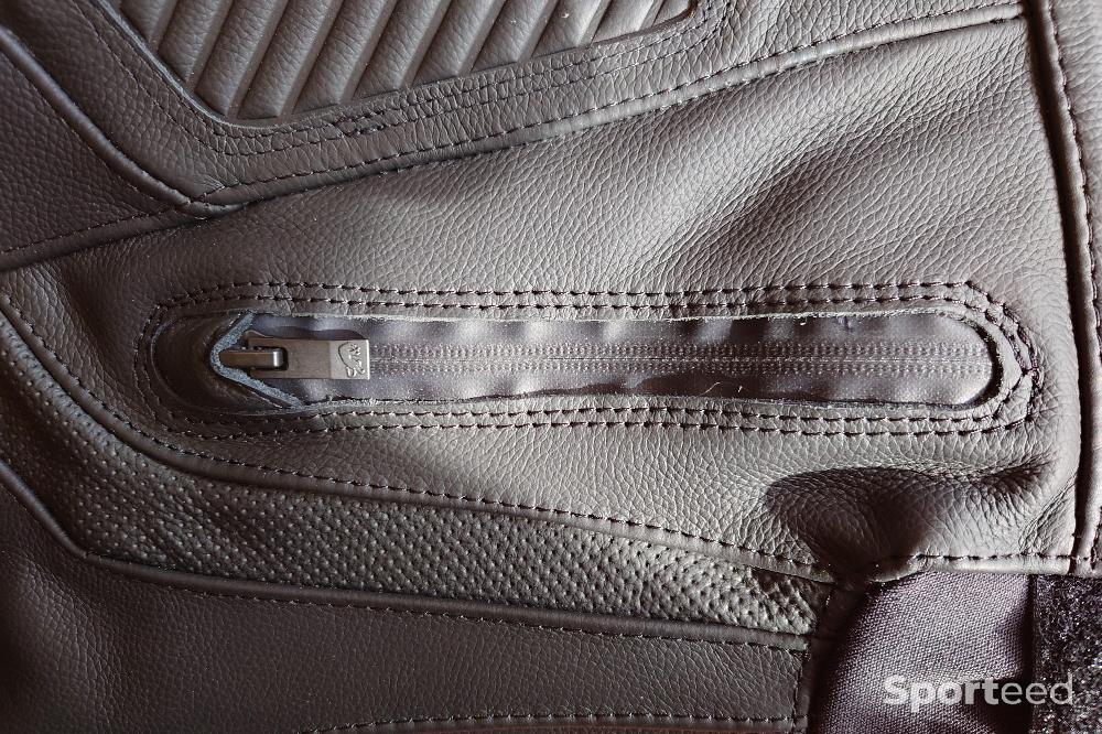 Moto route - Blouson cuir moto neuf  - photo 5