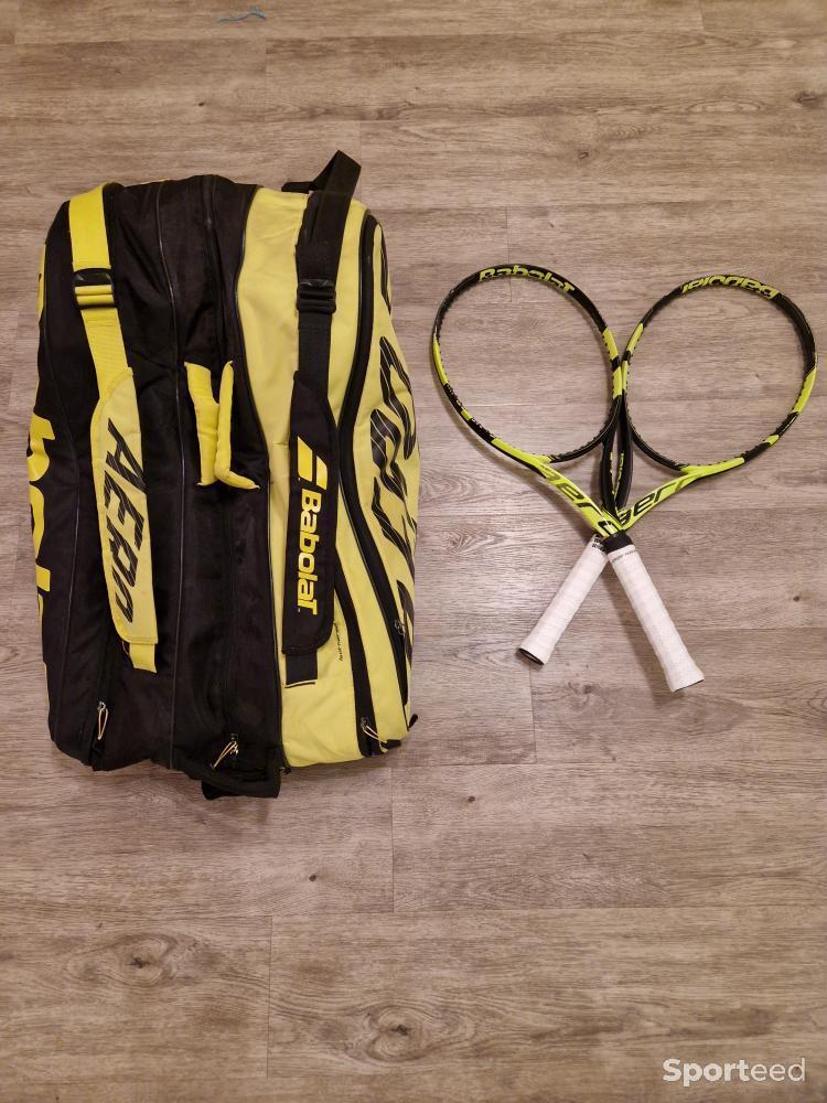 Tennis - Sac Babolat Aero 12R + 2 raquettes Pure Aero + - photo 1