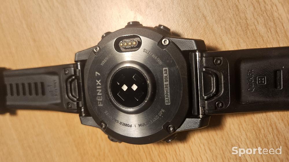 Accessoires électroniques - Garmin Fenix 7 Sapphire Solar Titane - photo 3