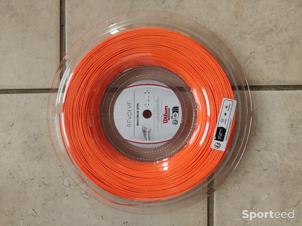 Tennis - Bobine Wilson Revolve Orange 200m – Monofilament 1.30mm - photo 2