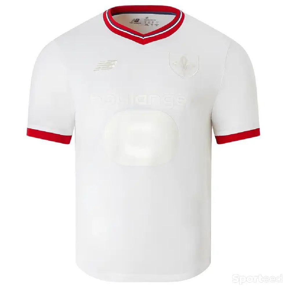 Football - NEW BALANCE - Maillot LILLE LOSC 80 ans 4th 2024/2025 - Officiel - Blanc - photo 2