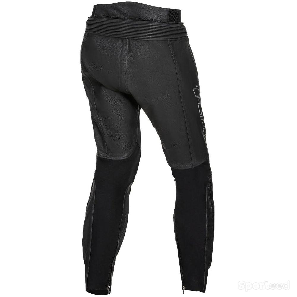 Moto route - Pantalon MOTO cuir H,T46 fr , Marque FLM,comme nf (2023 ) - photo 2