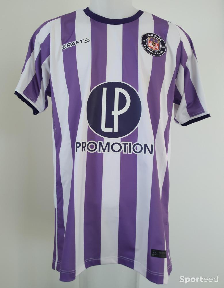 Football - Maillot Porté et Signé par Aron Donnum - Toulouse FC - photo 1