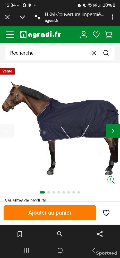 Equitation - Couverture imperméable 0gr - photo 2