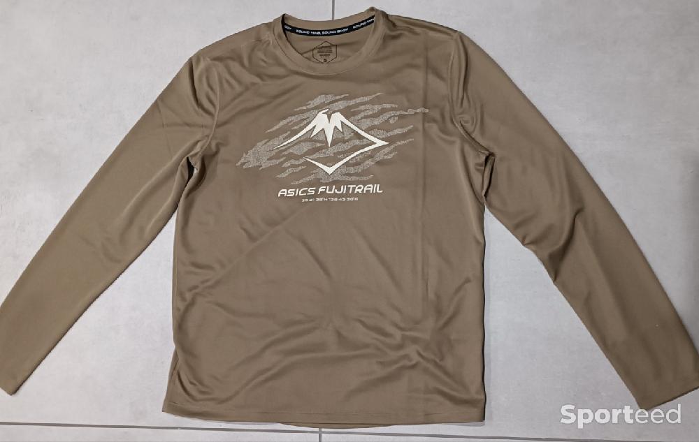 Vélo tout terrain - VTT - Tee-shirt manches longues Asics Fujitrail Logo - photo 1