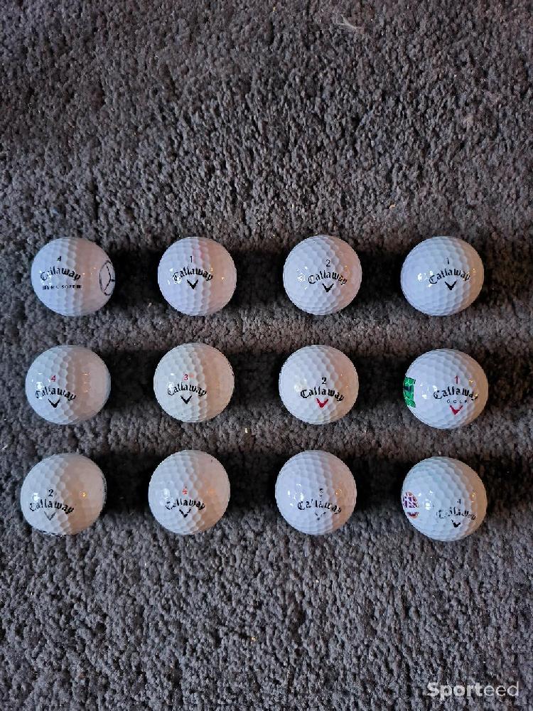 Golf - Lot de 12 balles de golf Callaway supersoft, ERC soft et autres - photo 2