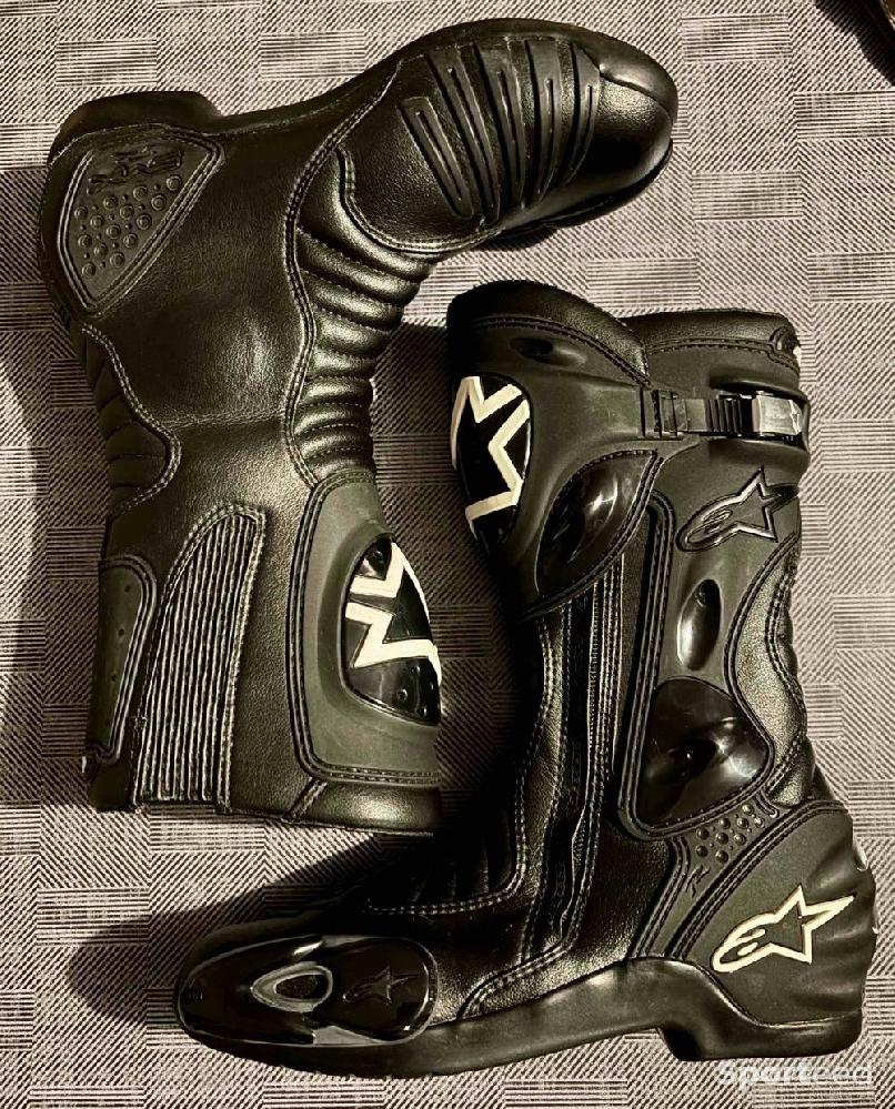 Moto route - Bottes de moto racing Alpinestar SMX-R - photo 1