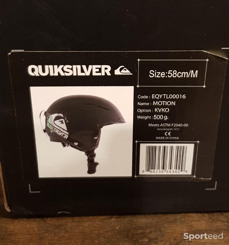 Ski alpin - Casque ski/snowboard Quiksilver taille 58 cm (M)  - photo 5