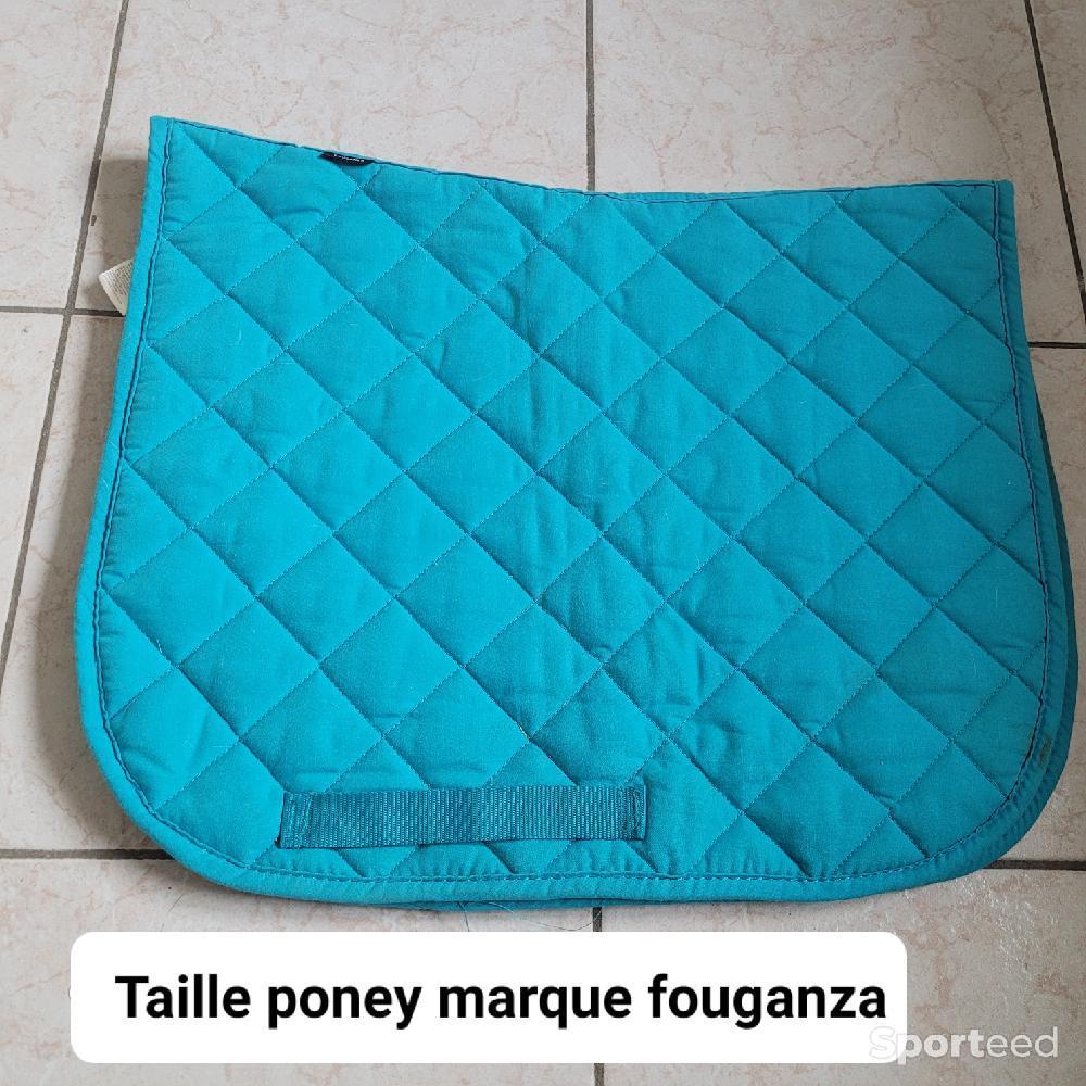 Equitation - Tapis bleu taille poney (PS) marque fouganza - photo 5