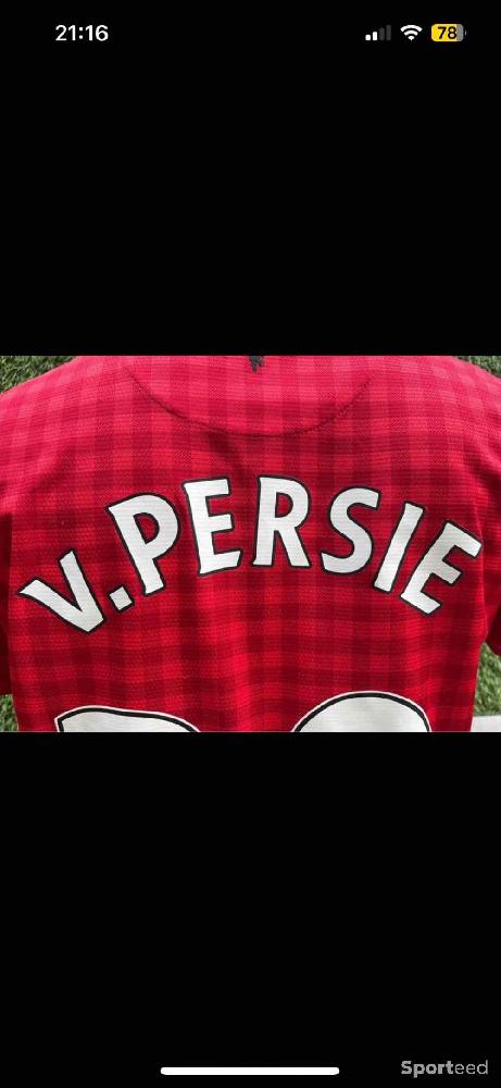 Football - Maillot Van persie Manchester United  - photo 4