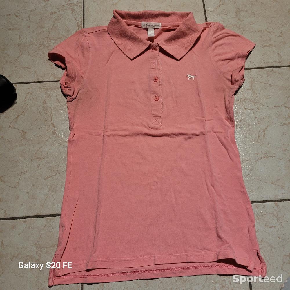 Equitation - T shirt rose taille L avec cheval dessus - photo 3