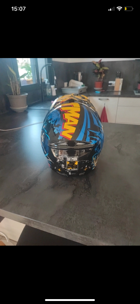 Moto cross - Casque HJC batman - photo 4