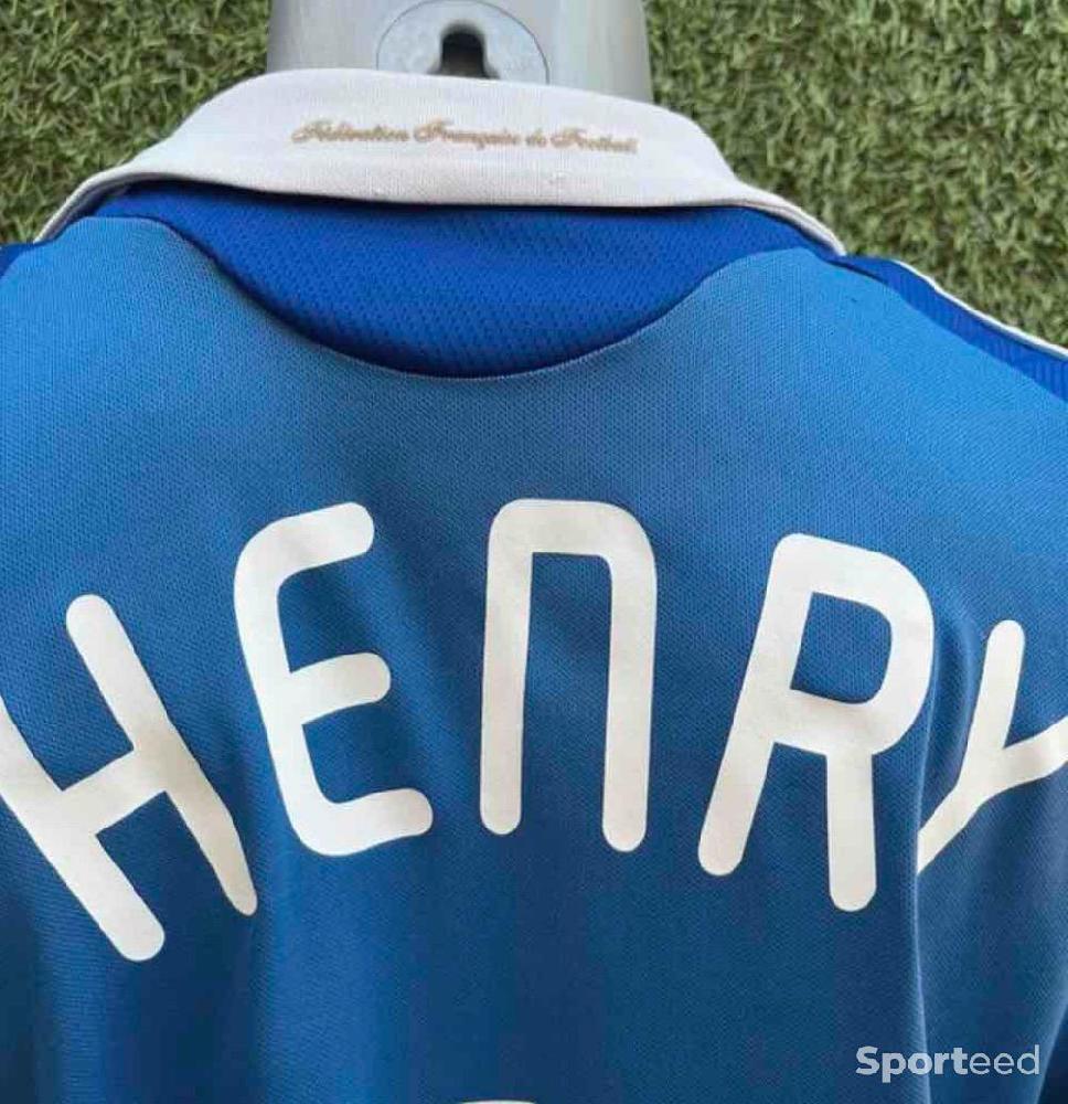 Football - Maillot Henry équipe de France  - photo 4