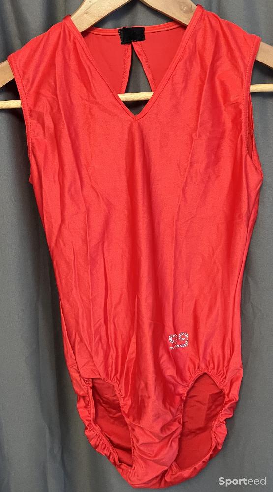 Gymnastique - Justaucorps 9.9 lycra rouge T2 - photo 1