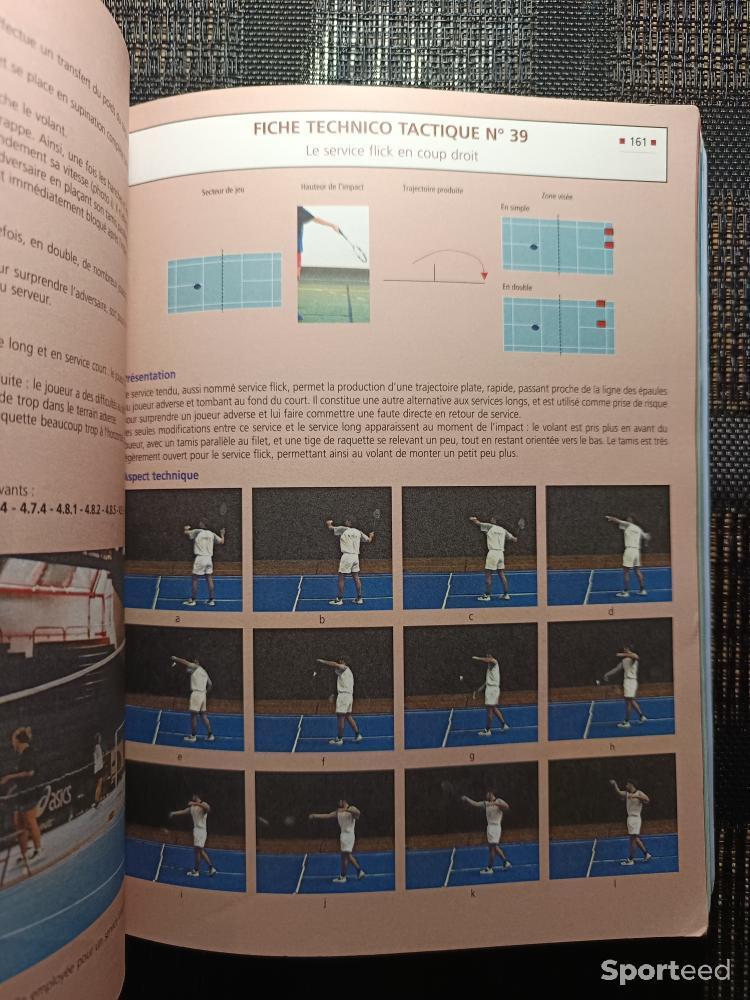 Badminton - Livre Badminton - De l'élève débutant au joueur de compétition - Doriane Gomet  - photo 3