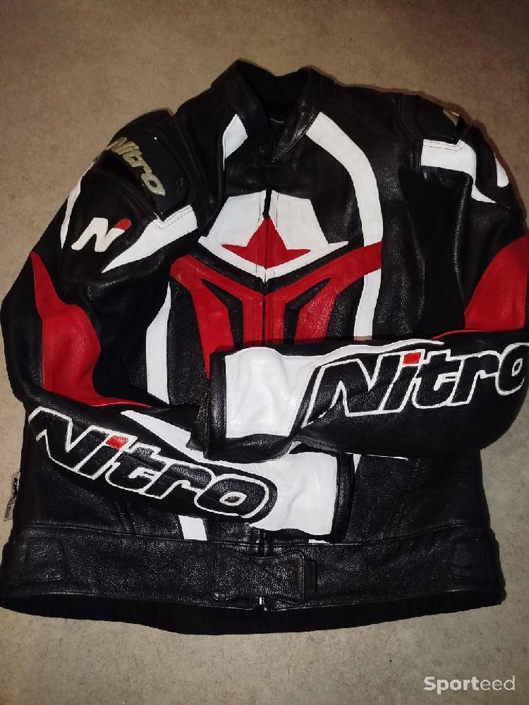 Moto route - Veste de moto cuir - photo 1