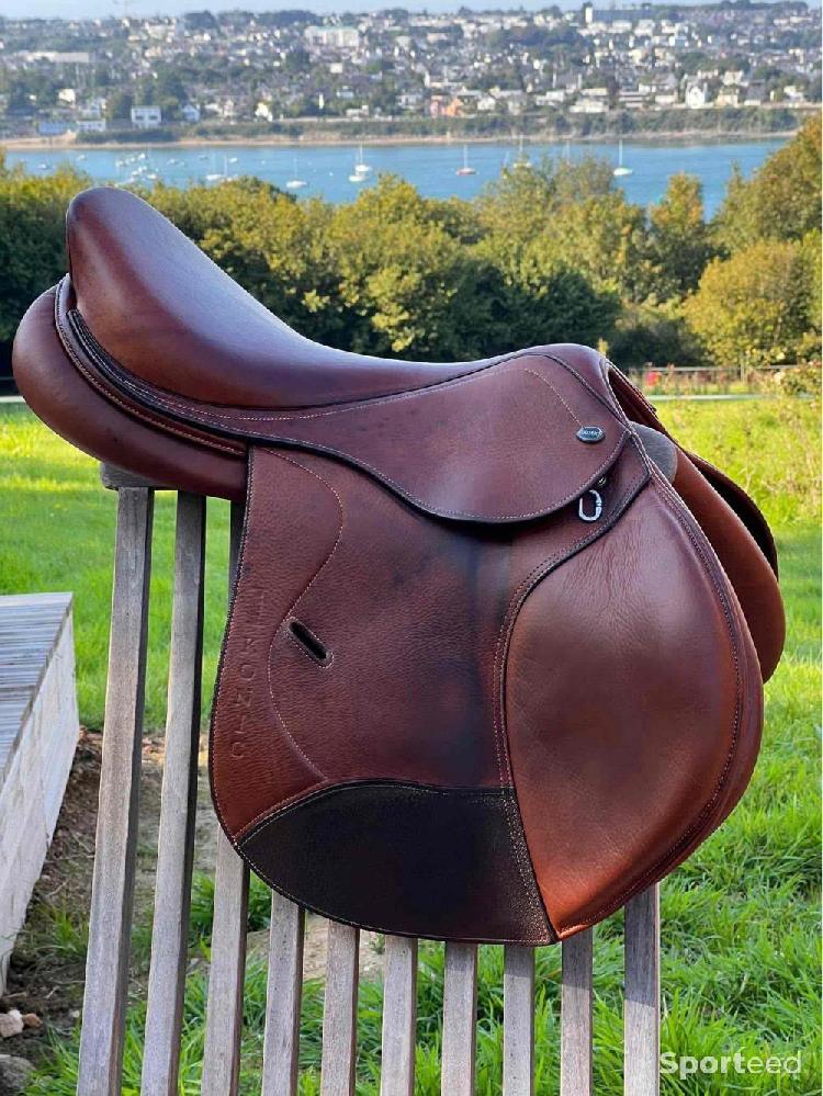 Equitation - Selle mixte/CSO IKONIC 17,5’ doublée veau - photo 2