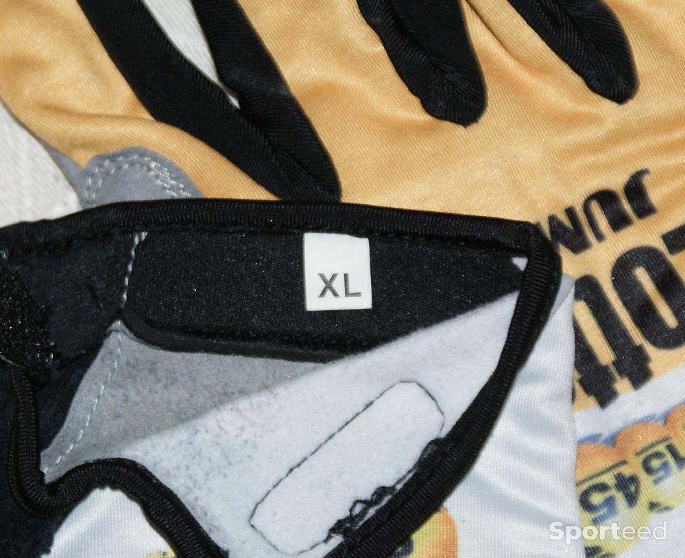 Vélo route - Gants de vélo longs - team 'lotto jumbo' - taille xl - blanc/jaune - photo 3