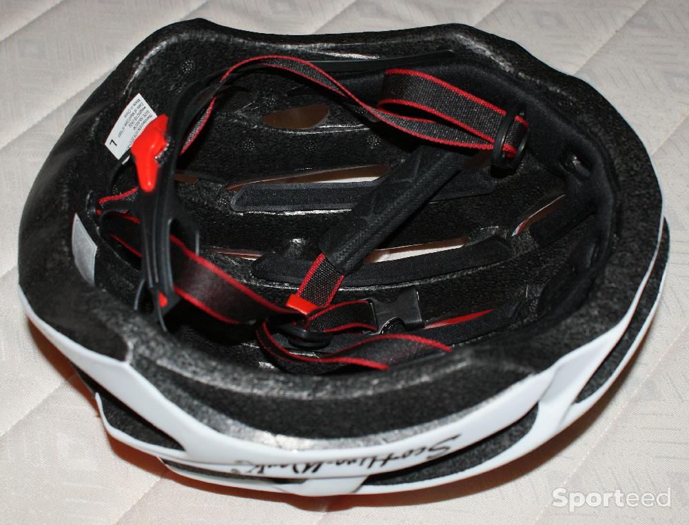 Vélo route - Casque vélo route - taille l (58/62) - rouge/blanc - photo 4